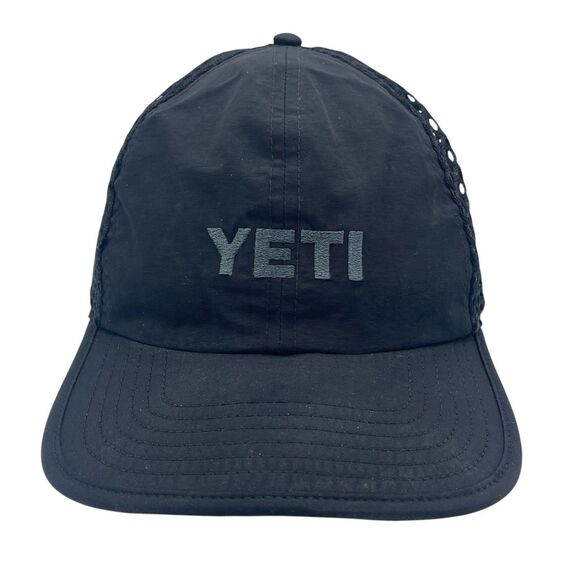 Yeti Logo Performance Hat Low Profile Mesh Black - Picture 1 of 4